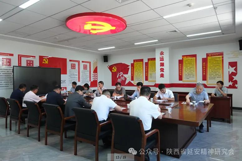 陕西省延安精神研究会副会长康仲涛、乔军等一行赴榆林 专题调研“五进”工作