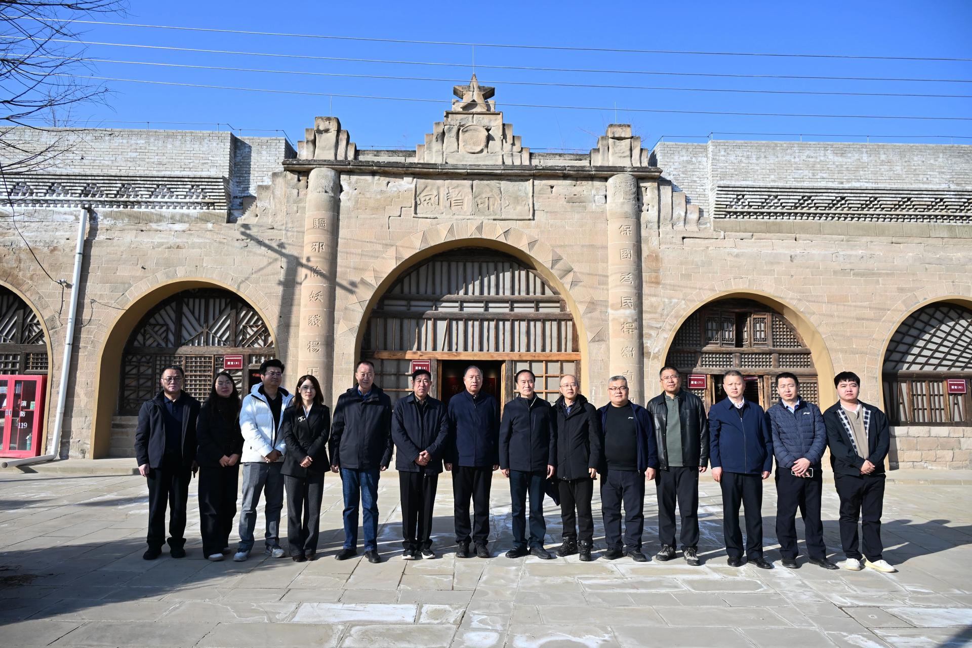  陕西省延安精神研究会常务副会长郭润芝在神木市延会调研指导工作