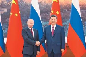 习近平同俄罗斯总统普京会谈