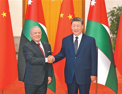 习近平同约旦国王阿卜杜拉二世会谈