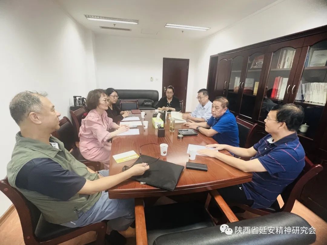 西安话剧院来我会就话剧《延水谣》进行专题座谈